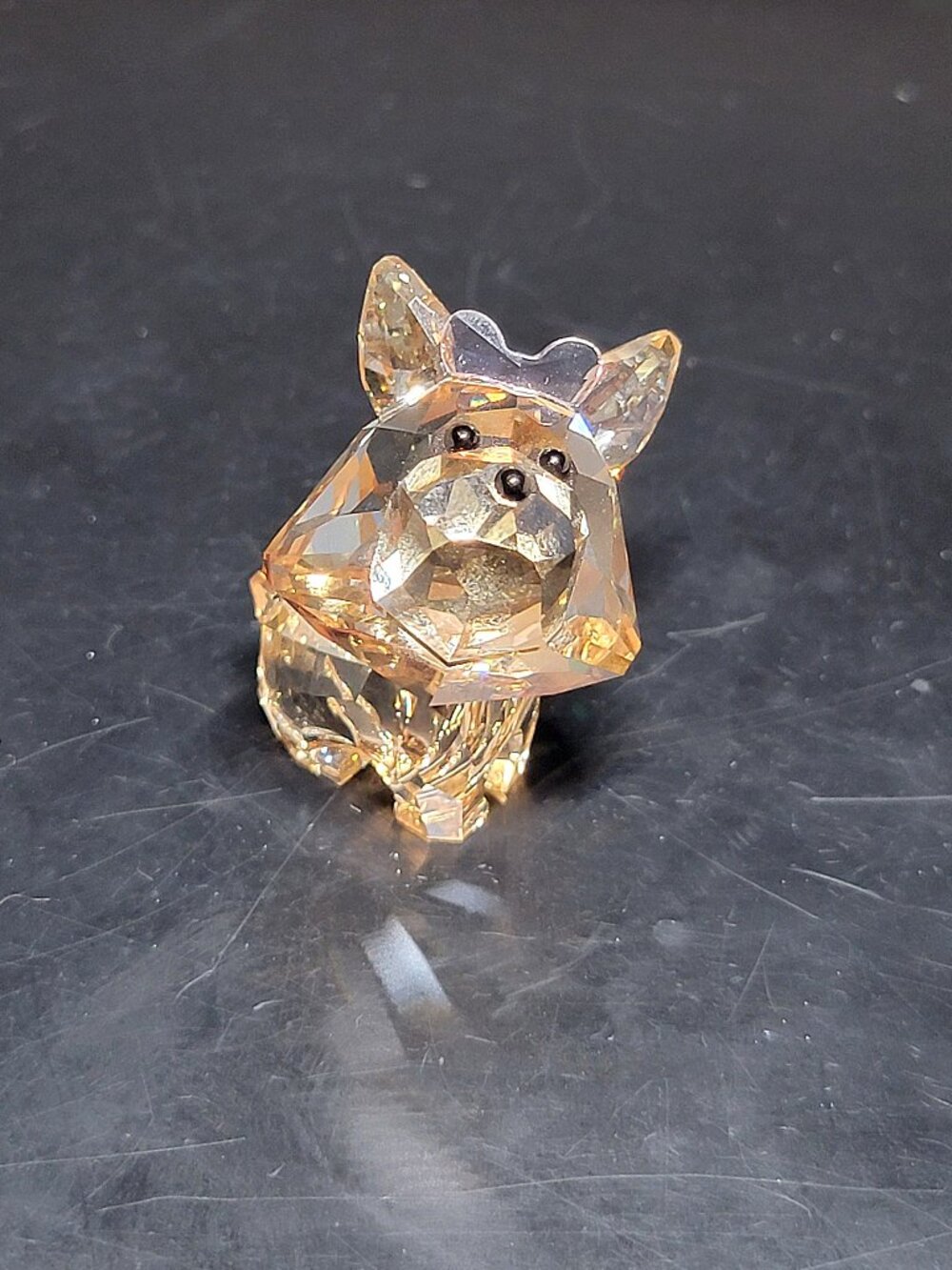 Swarovski Dixie Yorkshire Terrier 5063332 RARE RETIRED - No Box / Paperwork - #D